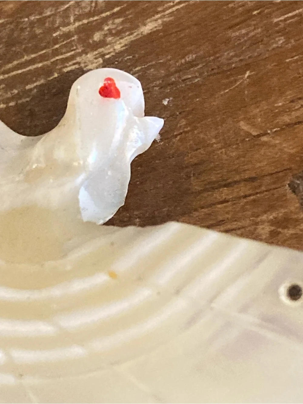 Bird Shaped Carved Shell Bead / Pendant 2 1/4” Long for Crafts or Jewelry Making